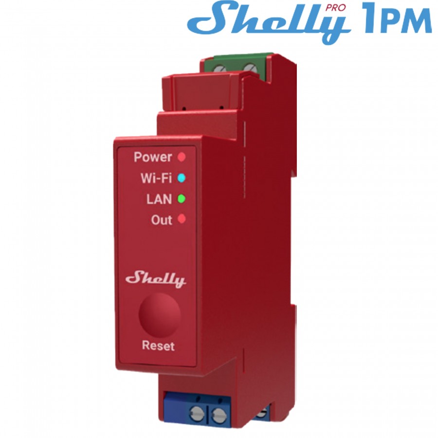 Wi-Fi - Bluetooth - LAN Pελέ 1 καναλιού 16Α 110-240V AC Μέτρηση κατανάλωσης ανά κανάλι
