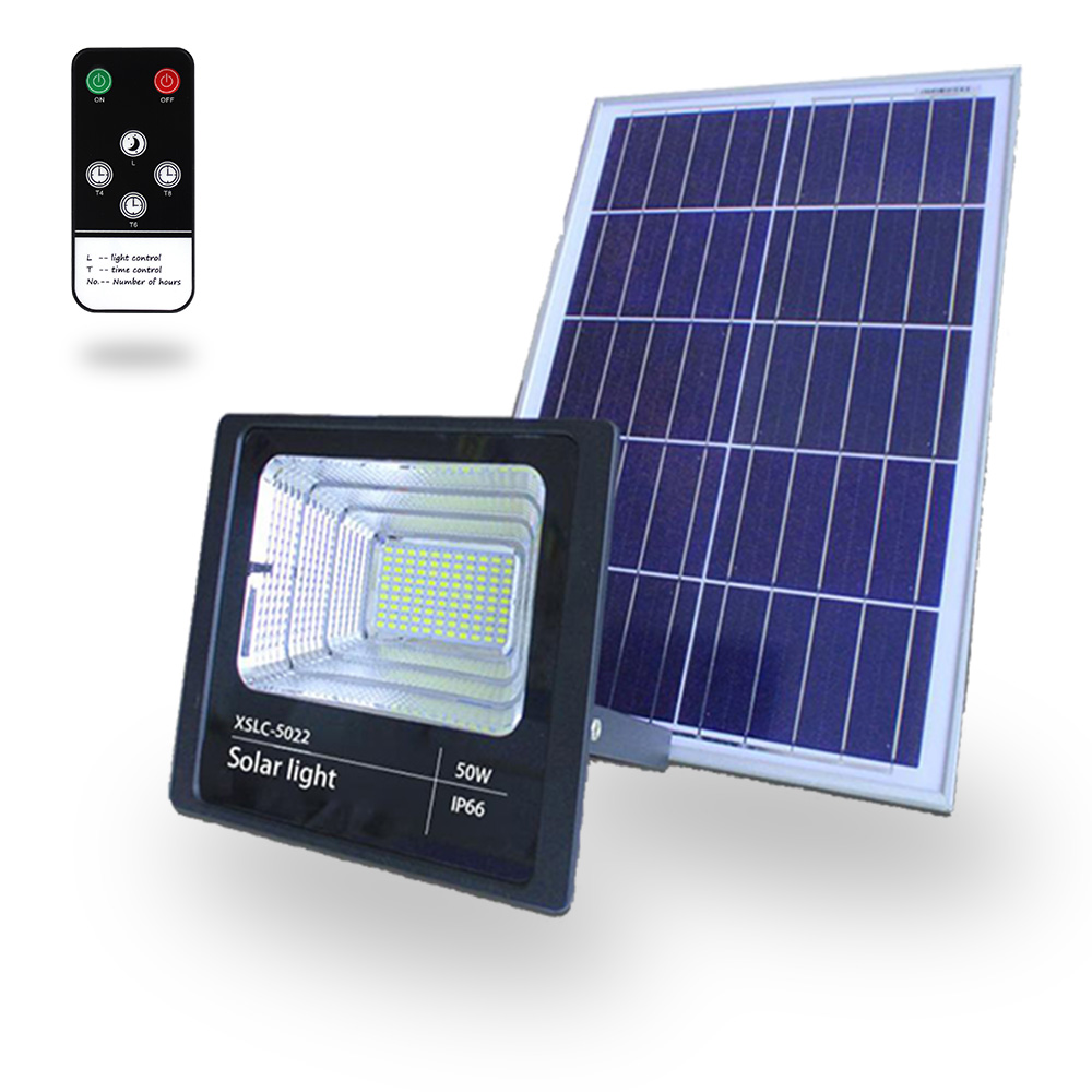 60W Αυτόνομος Ηλιακός Προβολέας LED με Φωτοβολταικό