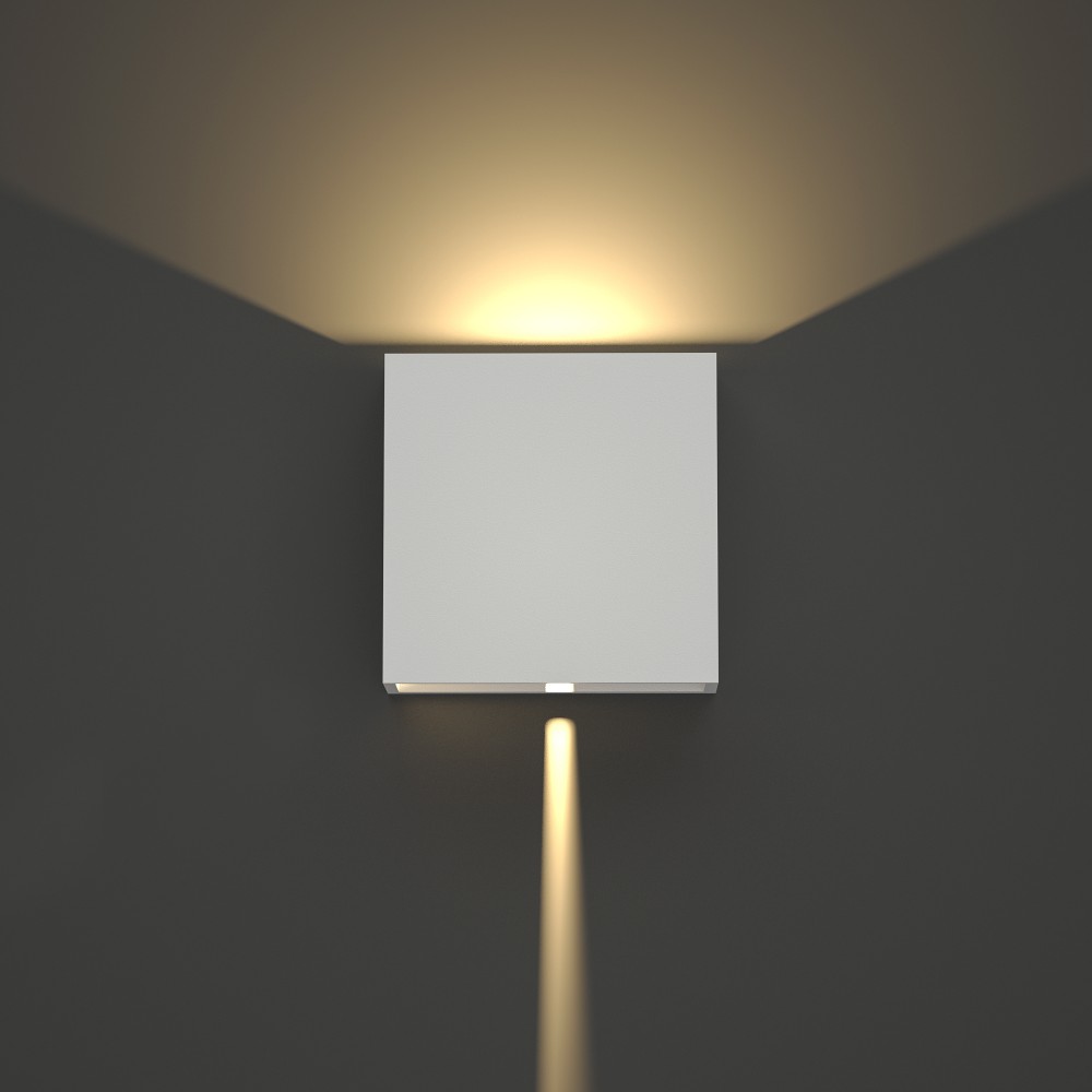 Μαύρο Επιτοίχιο Led 4W Φωτιστικό Up-Down Στεγανό IP65 με Ρύθμιση Γωνίας Δέσμης Φωτός 3000K - Image 6