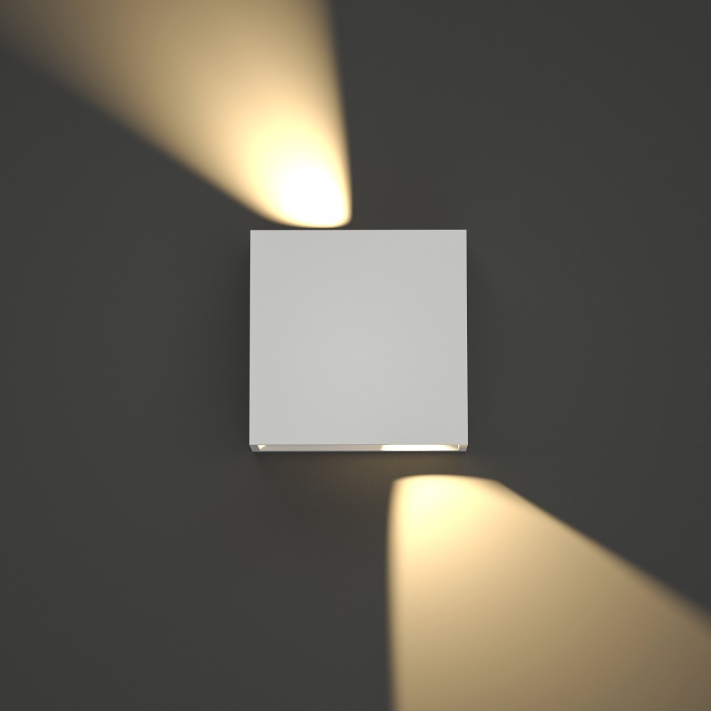 Μαύρο Επιτοίχιο Led 4W Φωτιστικό Up-Down Στεγανό IP65 με Ρύθμιση Γωνίας Δέσμης Φωτός 3000K - Image 4