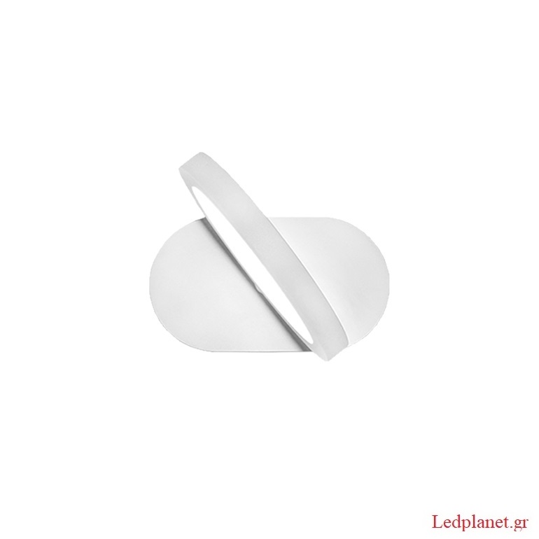 Απλίκα Τοίχου Μεταλλική LED 10W Δαχτυλίδι Φ15cm Ενδιάμεσο Φως 4000K - Image 2