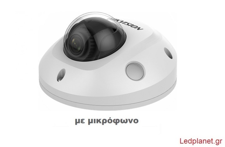 IP WiFi Ασύρματη Δικτυακή Κάμερα Mini Dome 4MP Σταθερός Φακός 2.8mm Εξωτερικού χώρου IP66 ΙΚ08
