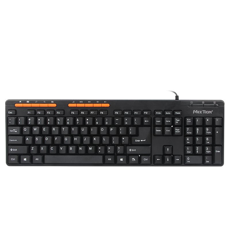 Wired Mutilmedia Keyboard USB Meetion MT-K600M