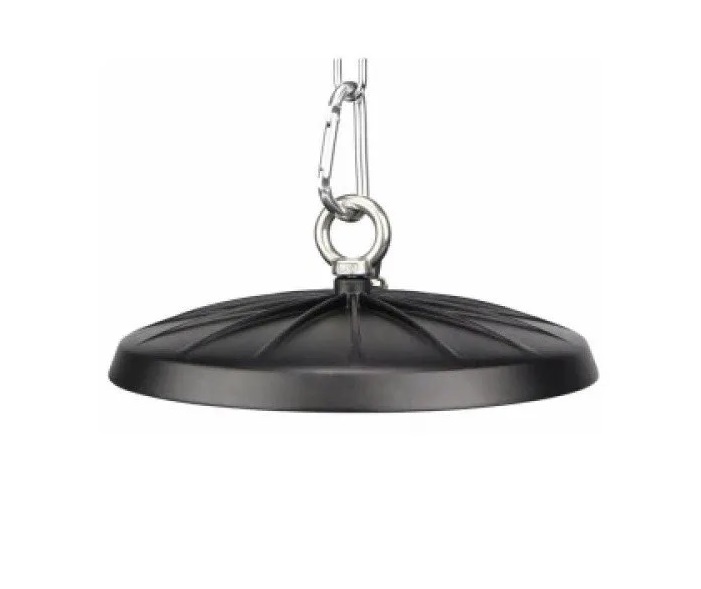 LED 200W UFO Καμπάνα Αλουμίνιο Μαύρο Χρώμα 90° Ψυχρό 6000K Αδιάβροχη IP65 - Image 3