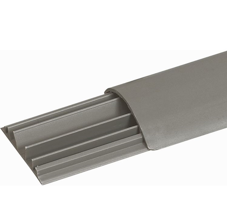 75x20mm Κανάλι Καλωδίων Πλαστικό Δαπέδου Γκρί