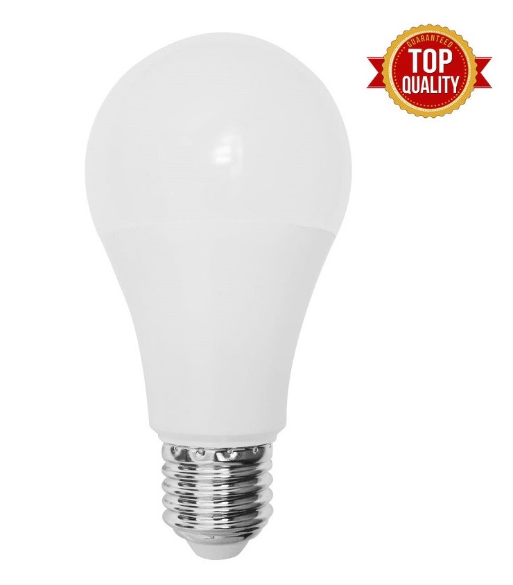 Epistar LED Λάμπα 15W E27 A60 Ενδιάμεσο Λευκό 4000Κ Κορυφαίας Ποιότητας