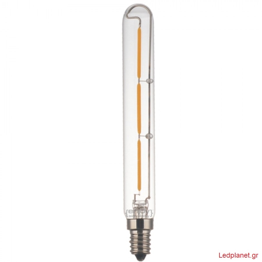 Λάμπα LED 2watt Ε14 17cm Filament 2700Κ Dimmable