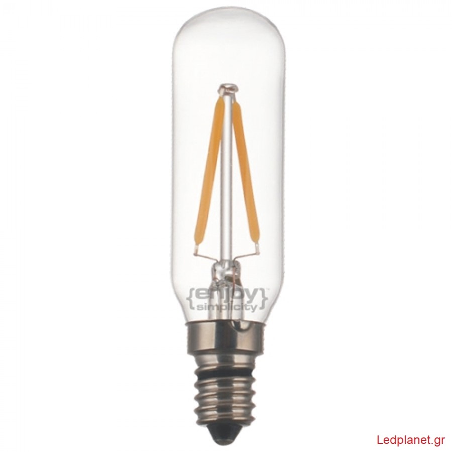 Λάμπα LED 2watt Ε14 10cm Filament 2700Κ Dimmable