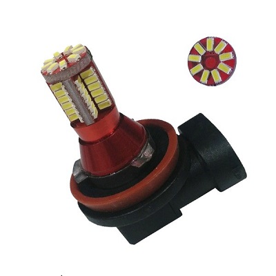 Λαμπτήρας LED H8 Can Bus με 57 SMD 3014 6000k