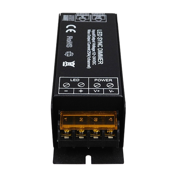 Ασύρματο LED Dimmer με Χειριστήριο Αφής 2.4G SYNC 12v (300w) - 24v (600w) και σύνδεση με καλώδιο RJ45 - Image 4