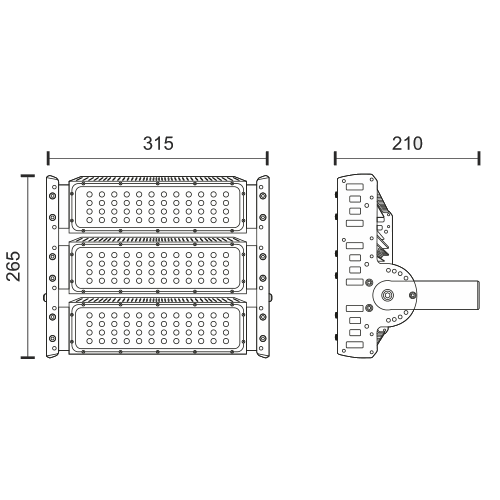 Epistar LED Φωτιστικό Βενζινάδικου 150W Hi Power IP65 (3 Χρόνια Εγγύηση) - Image 2