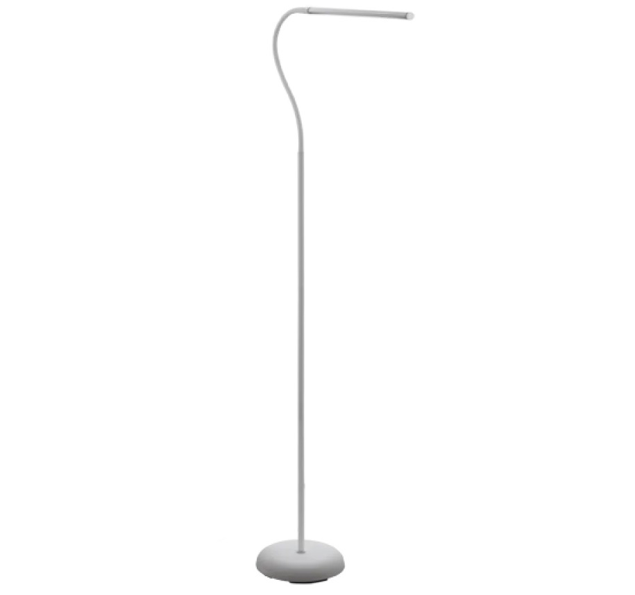 Λευκό LED Φωτιστικό Δαπέδου 5W 550lm 4000K 130cm