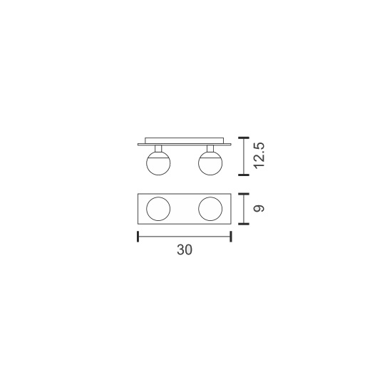 LED Φωτιστικό Λουτρού 2x7W Μέταλλο & Γυαλί G9 IP44 Chrome - Image 2