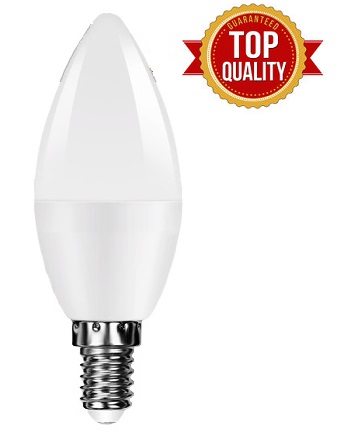 Epistar LED Λάμπα Κερί 10W E14 Ενδιάμεσο Λευκό 4000Κ Κορυφαίας Ποιότητας