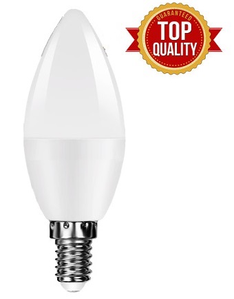Epistar LED Λάμπα Κερί 7W E14 Θερμό Λευκό 2700Κ Κορυφαίας Ποιότητας