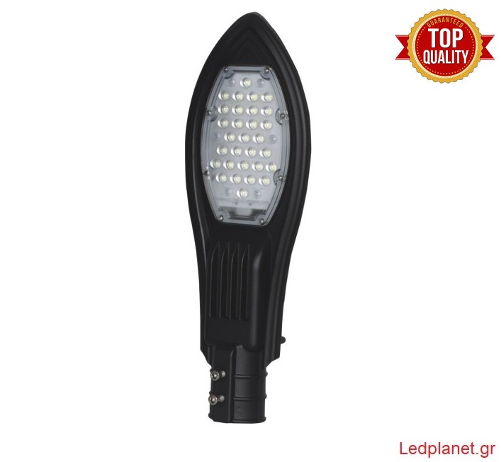 50W Φωτιστικό LED Βραχίονος Οδικού Φωτισμού 6500lm Βαρέως Τύπου 120° Αλουμίνιο IP65 Ψυχρό Λευκό 5000K