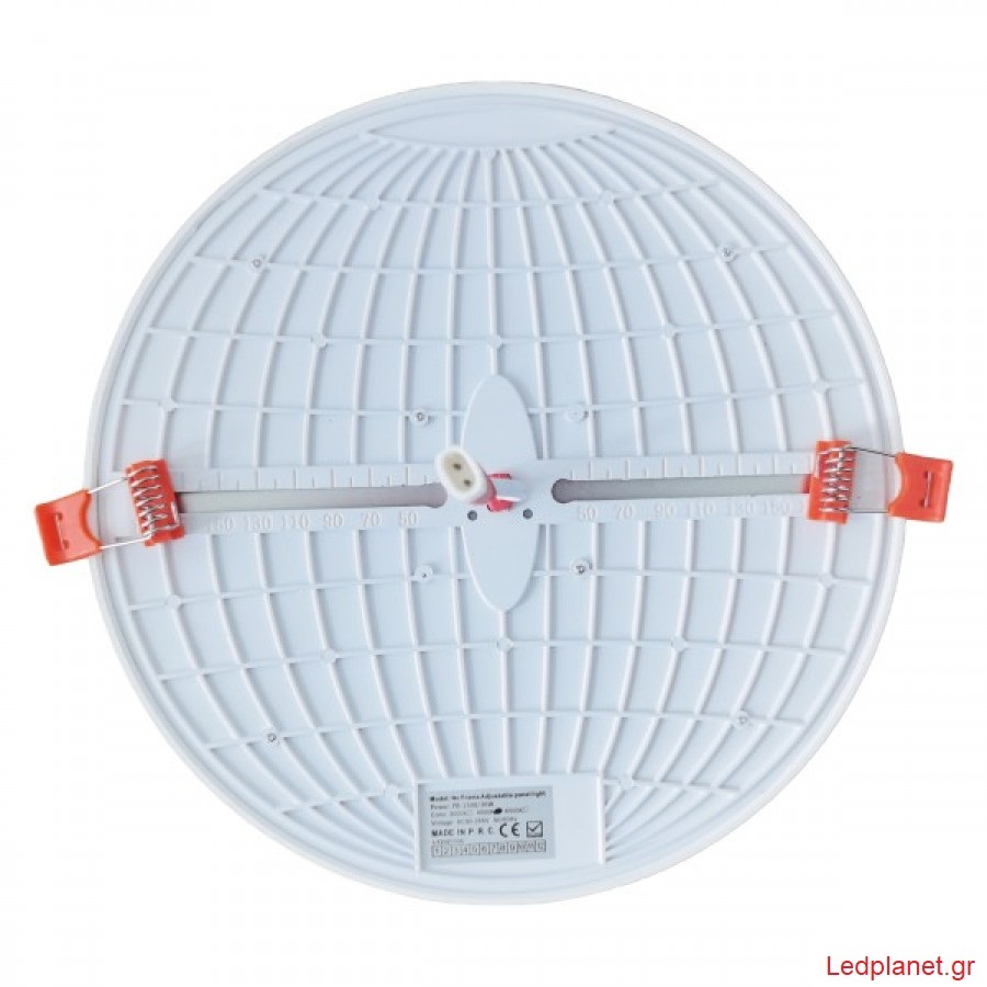 LED Panel 10W Στρογγυλό Slim Downlight Ουδέτερο Λευκό 4000K EPISTAR - Image 2