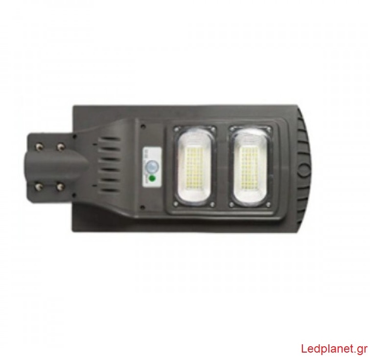 LED Solar Φωτιστικό Δρόμου Ηλιακό 40W Ανθρακί 120° IP65 Epistar