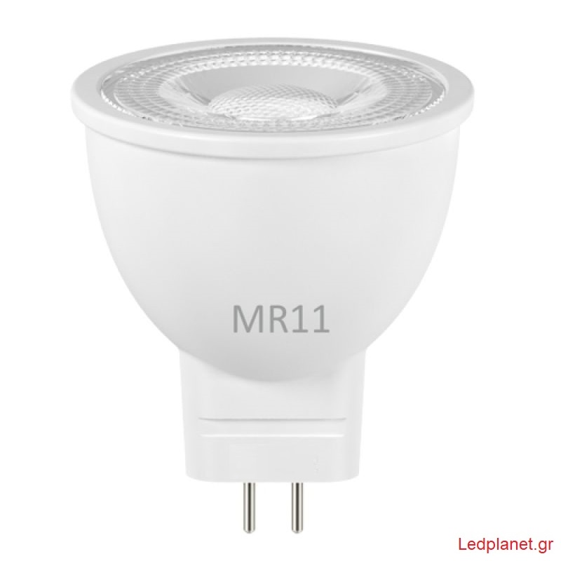 LED Σποτ Λάμπα GU4 MR11 2.6W 12V 36° Ψυχρό Λευκό 6500K