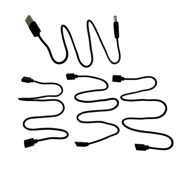 Κιτ Κρυφού Φωτισμού RGB με USB για Τηλεοράσεις (4 κομμάτια 50cm) - Image 3