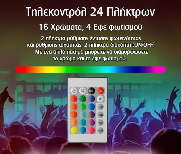 Κιτ Κρυφού Φωτισμού RGB με USB για Τηλεοράσεις (4 κομμάτια 50cm) - Image 5