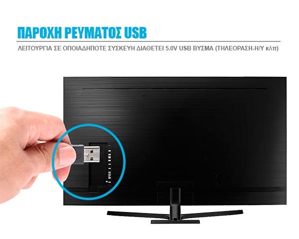 Κιτ Κρυφού Φωτισμού RGB με USB για Τηλεοράσεις (4 κομμάτια 50cm) - Image 6