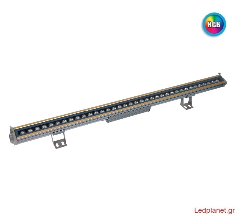 RGB LED Wall Washer Αρχιτεκτονικού Φωτισμού 100cm 36W 3600lm Αδιάβροχο IP66 (3 Χρόνια Εγγύηση)