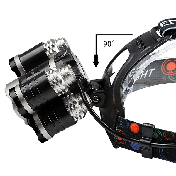 Πανίσχυρος Φακός Κεφαλής LED 50W 5000 Lumen Ασημί Επαναφορτιζόμενος IP44 - Image 4