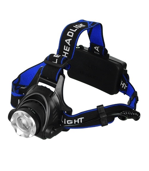 Φακός Κεφαλής με Zoom LED 15 Watt 1800 Lumen Επαναφορτιζόμενος IP44 - Image 2