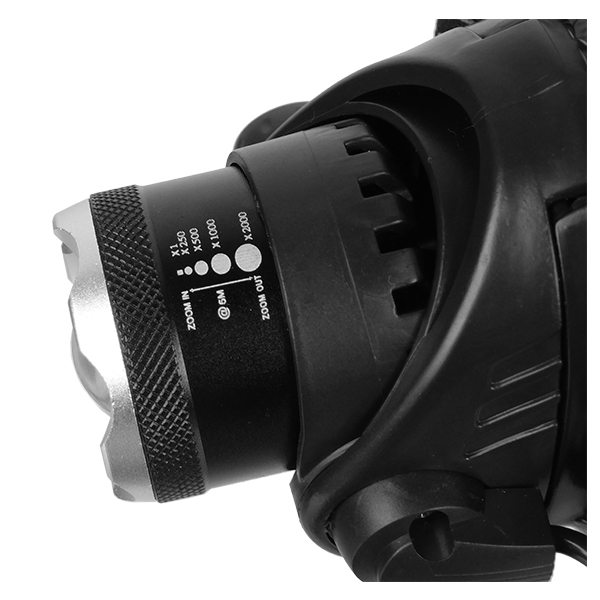 Φακός Κεφαλής με Zoom LED 15 Watt 1800 Lumen Επαναφορτιζόμενος IP44 - Image 5