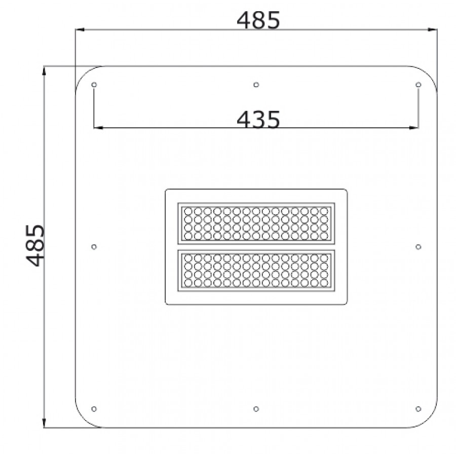 100W Led Philips Chip Χωνευτό Φωτιστικό Στεγάστρου για Πρατήρια Υγρών Καυσίμων 15000Lm Ψυχρό Λευκό Φως 6500K (Εγγύηση 5 Έτη) - Image 2