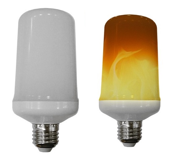 Διακοσμητική Λάμπα LED 9W E27 Εφέ Φλόγας με Εναλλαγή Αναστροφής Μοιρών & 4 Λειτουργίες