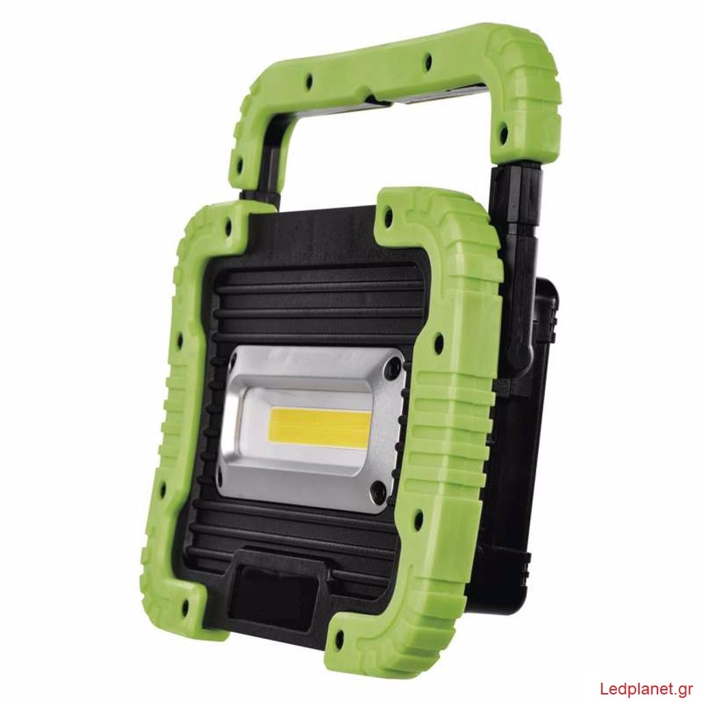 LED COB 1000lm Προβολέας Φορητός Εργασίας Επαναφορτιζόμενος 4400mA