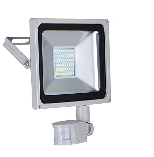 Προβολέας Led 15W με Ανιχνευτή Κίνησης EPISTAR - Ψυχρό φως 6400K στεγανός IP65 (Επισκευάσιμος)