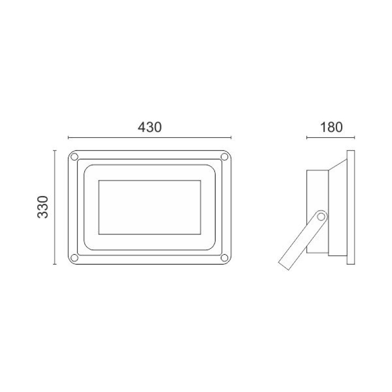 LED Προβολέας 300W Ψυχρό Λευκό 6000K 30000Lm - Image 2