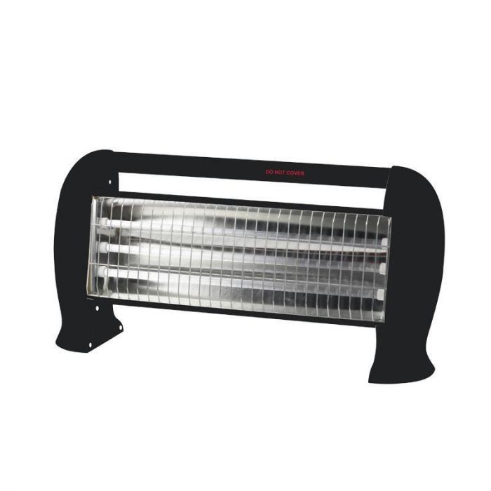 Θερμάστρα Χαλαζία 1200W Άμεσης Απόδοσης Θερμότητας Μαύρο