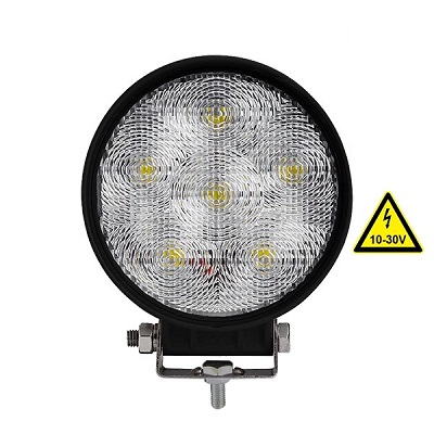 Προβολέας LED Εργασίας Round 18 Watt 10-30v Ψυχρό Λευκό