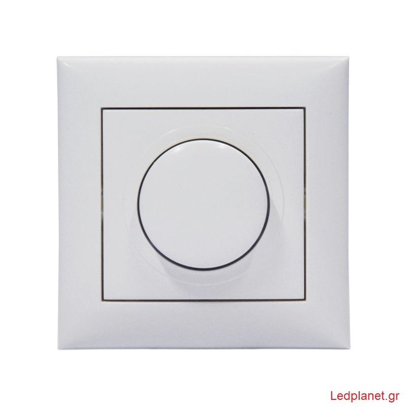 Λευκό Χωνευτό LED Dimmer 200W για Λαμπτήρες LED Magic