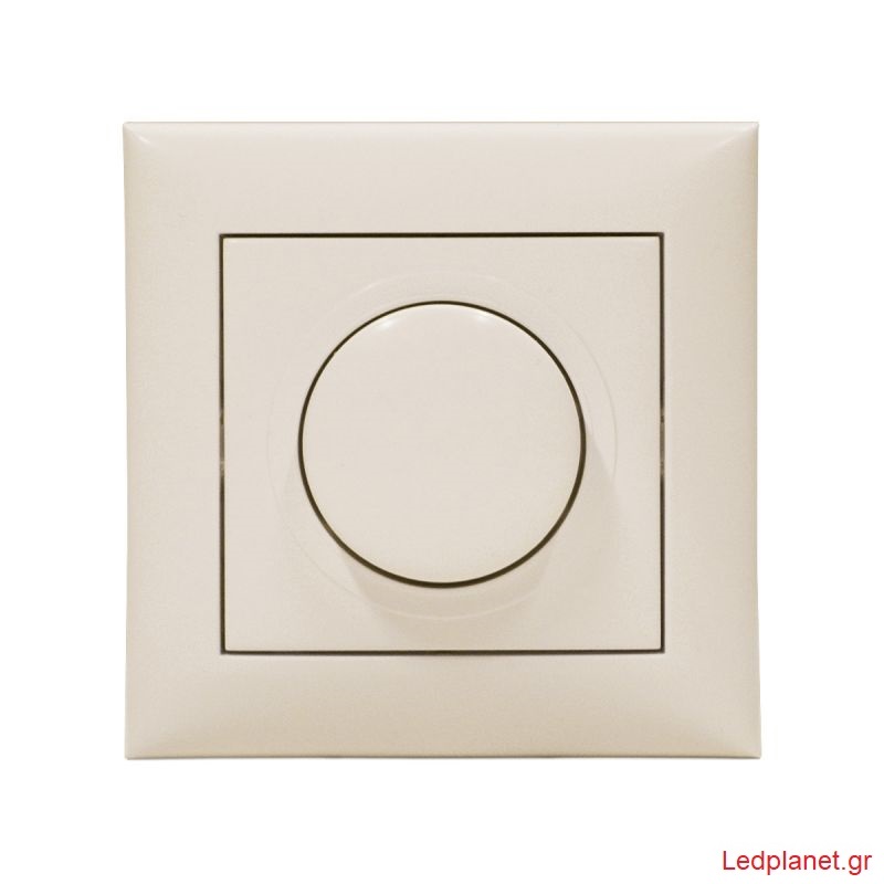 Κρέμ Χωνευτό LED Dimmer 200W για Λαμπτήρες LED Magic