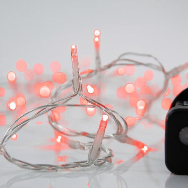 240 LED ΧΡΙΣΤΟΥΓΕΝΝΙΑΤΙΚΑ ΛΑΜΠΑΚΙΑ KOKKINO ΜΕ ΔΙΑΦΑΝΕΣ ΚΑΛ. ΜΕ ΠΡΟΓΡΑΜΜΑ ΑΔΙΑΒΡΟΧΑ IP44