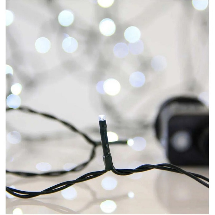 240 LED ΧΡΙΣΤΟΥΓΕΝΝΙΑΤΙΚΑ ΛΑΜΠΑΚΙΑ ΨΥΧΡΟ ΛΕΥΚΟ ΜΕ ΠΡΑΣΙΝΟ ΚΑΛ. ΜΕ ΠΡΟΓΡΑΜΜΑ ΑΔΙΑΒΡΟΧΑ IP44