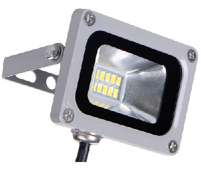 Προβολέας Led 10W EPISTAR - Θερμό φως 3100K στεγανός IP65 (Επισκευάσιμος)