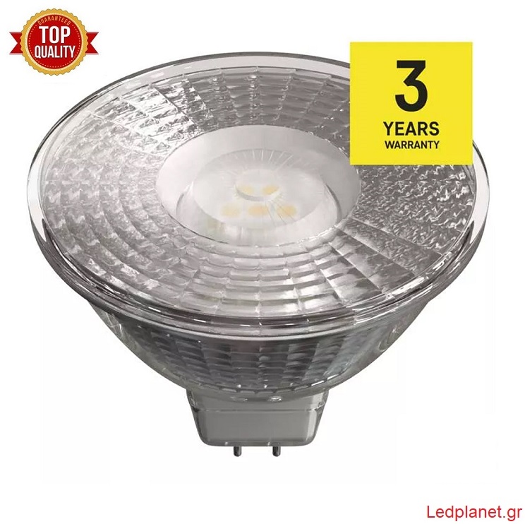 LED 4,5W Σποτ Λάμπα MR16 GU5.3 Θερμό Λευκό 3000K Κορυφαίας Ποιότητας